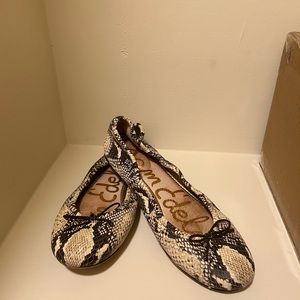 Snake print Sam Edelman flats